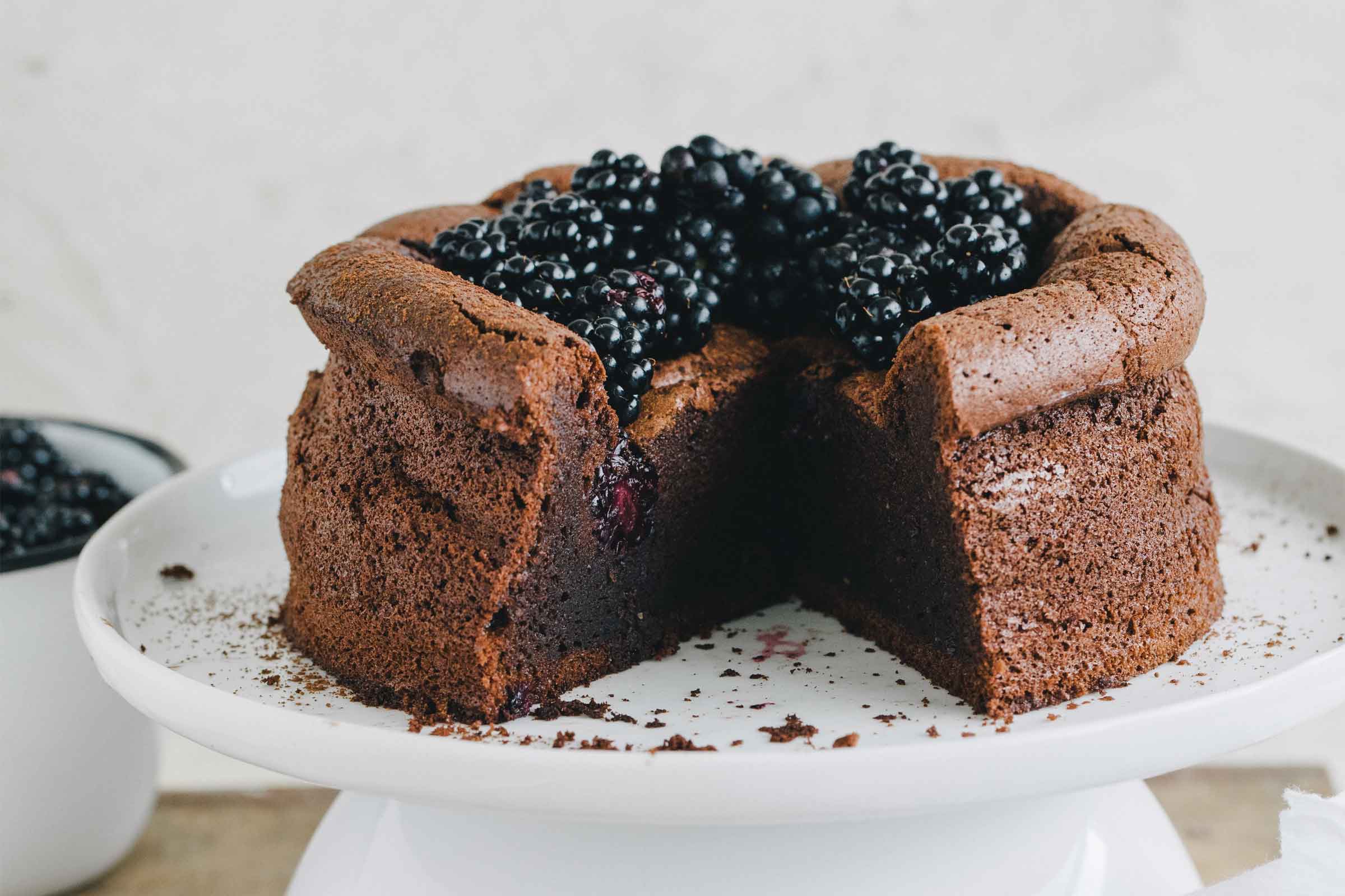 Recipe blackberry & lavender cake