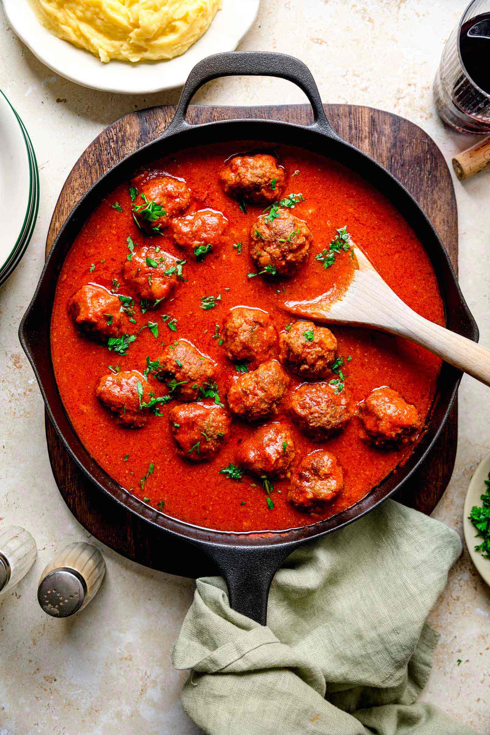 Meatballs in Tomato Sauce (Čufti) | Jernej Kitchen