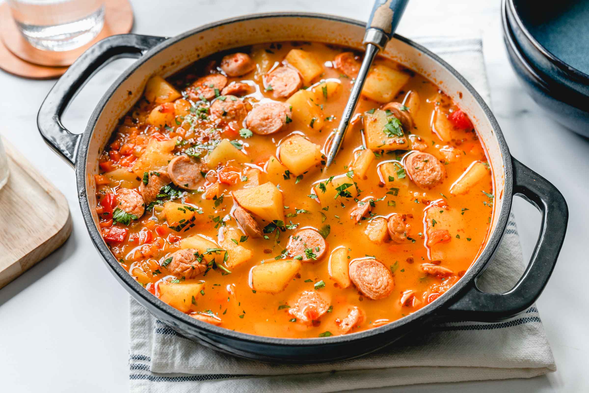 Potato Goulash with Sausage Jernej Kitchen