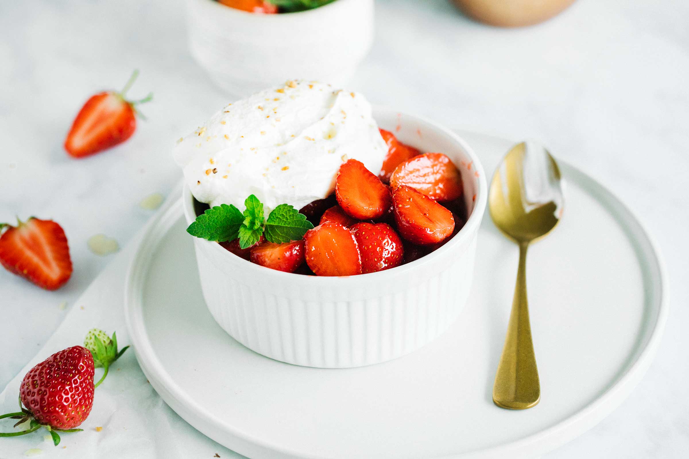 Macerated Strawberries - Spend With Pennies