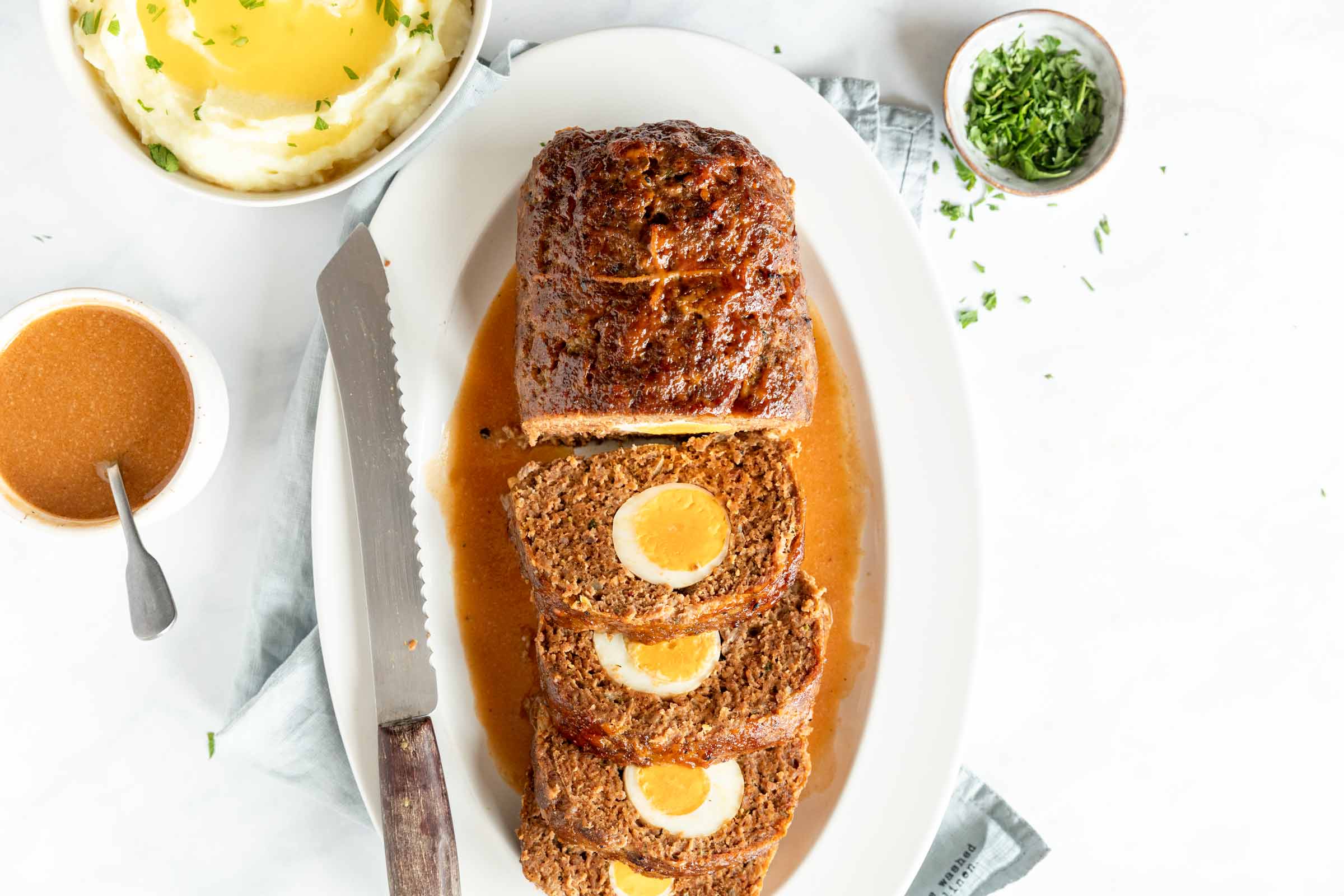 Beef Meatloaf with Eggs Jernej Kitchen