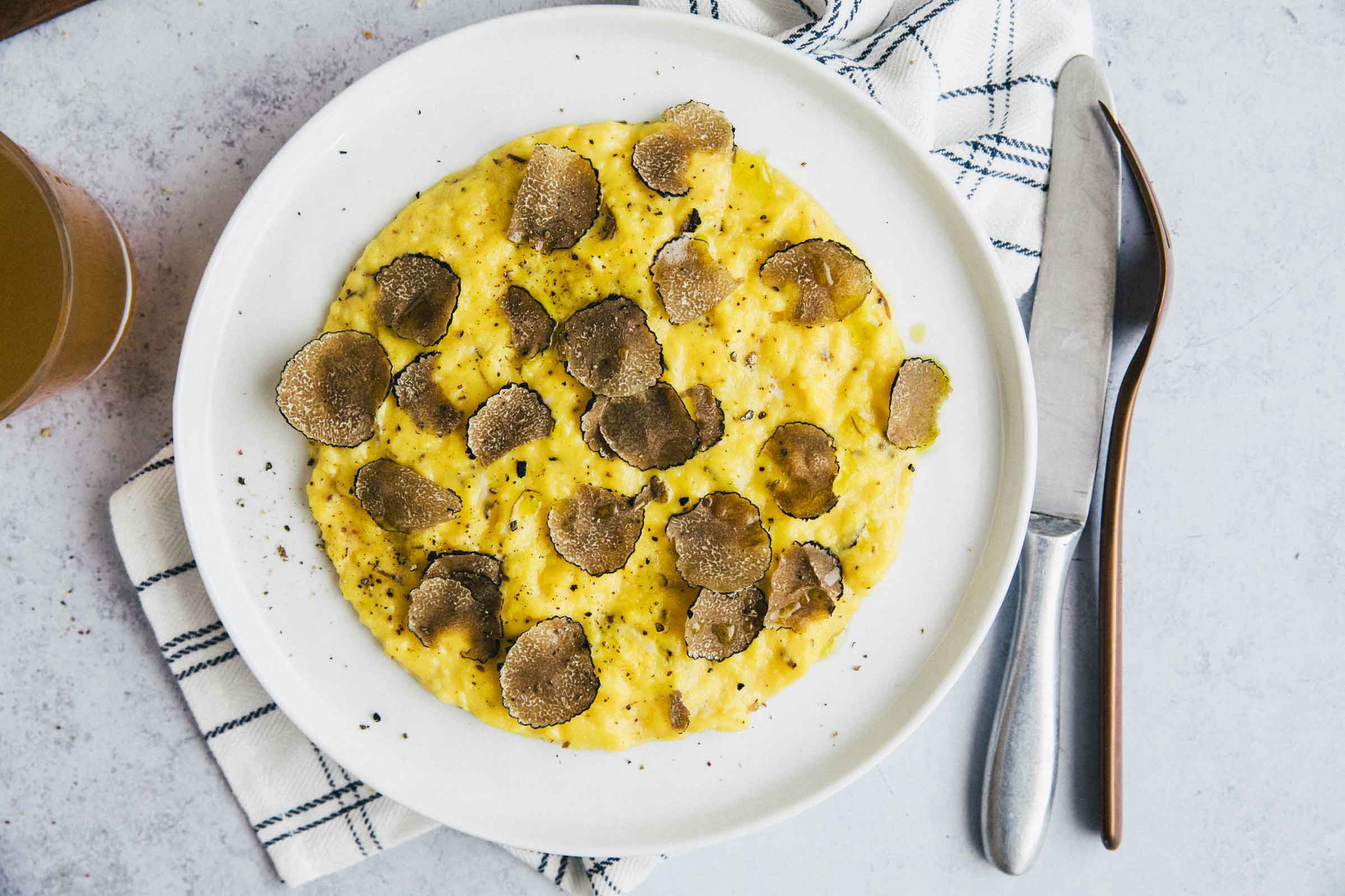 Truffle Scrambled Eggs - Life's Ambrosia