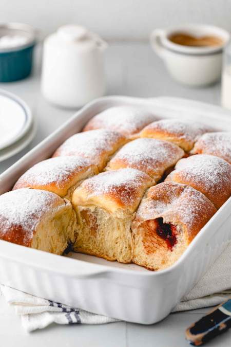 Buchteln - Jam Filled Sweet Brioche Rolls