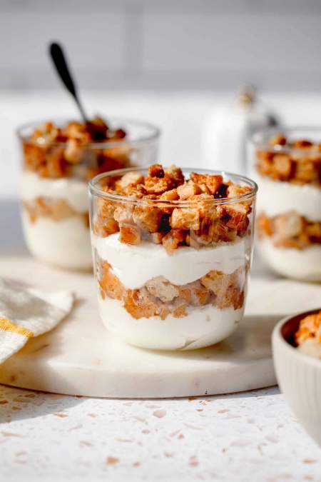 Apple Cheesecake in a Jar