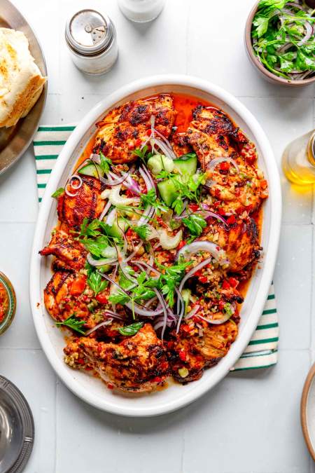 Marinated Grilled Chicken Thighs