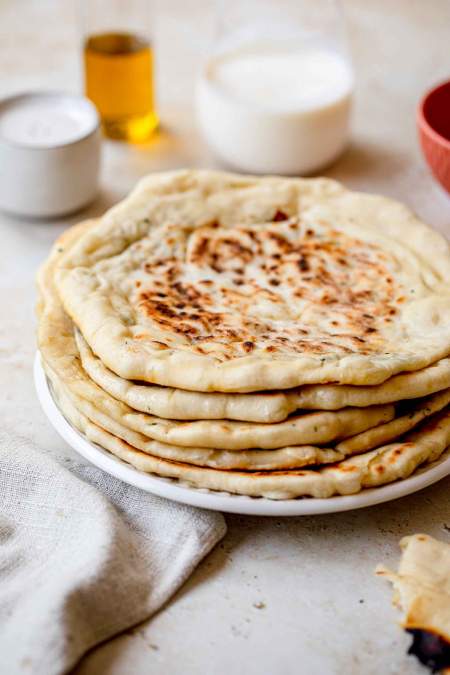 Cheese Stuffed Flatbread 