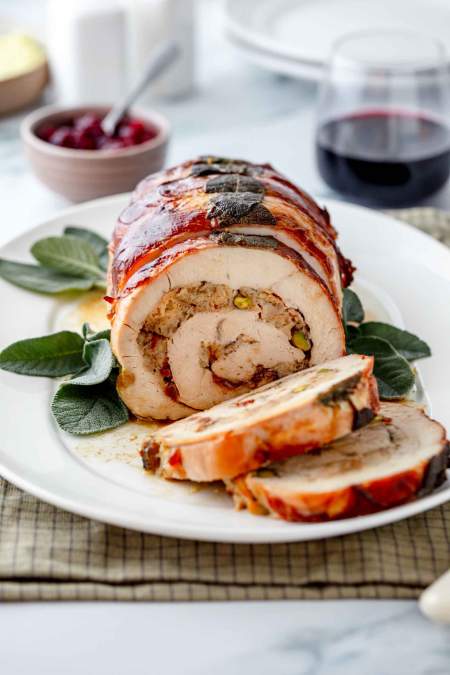 Turkey Roulade with Prosciutto