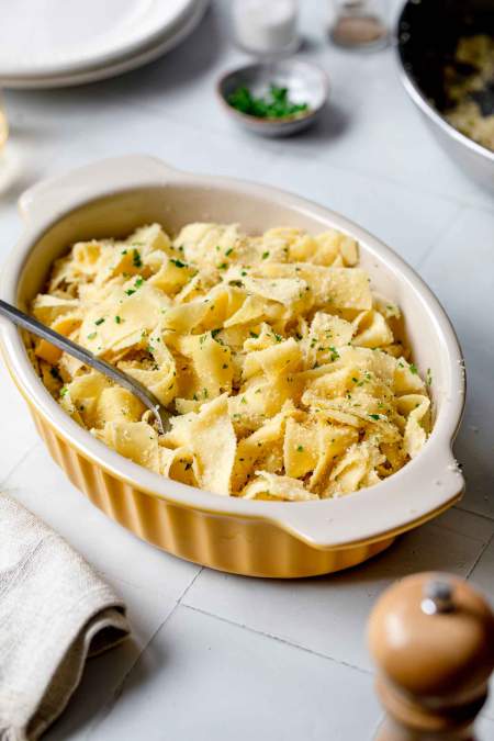 Butter Semolina Tagliatelle