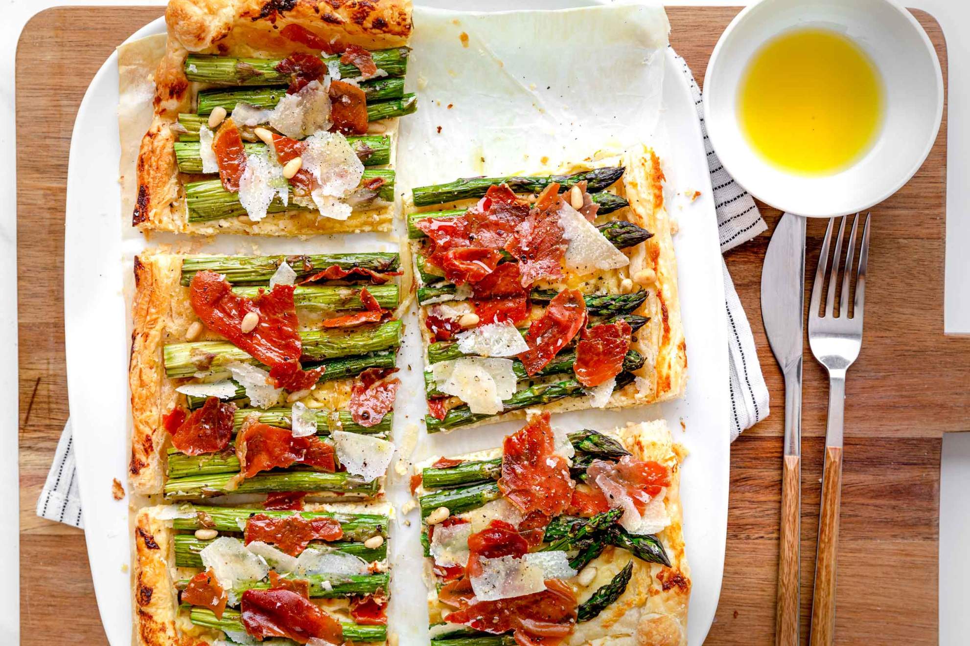 Asparagus Tart with Prosciutto | Jernej Kitchen