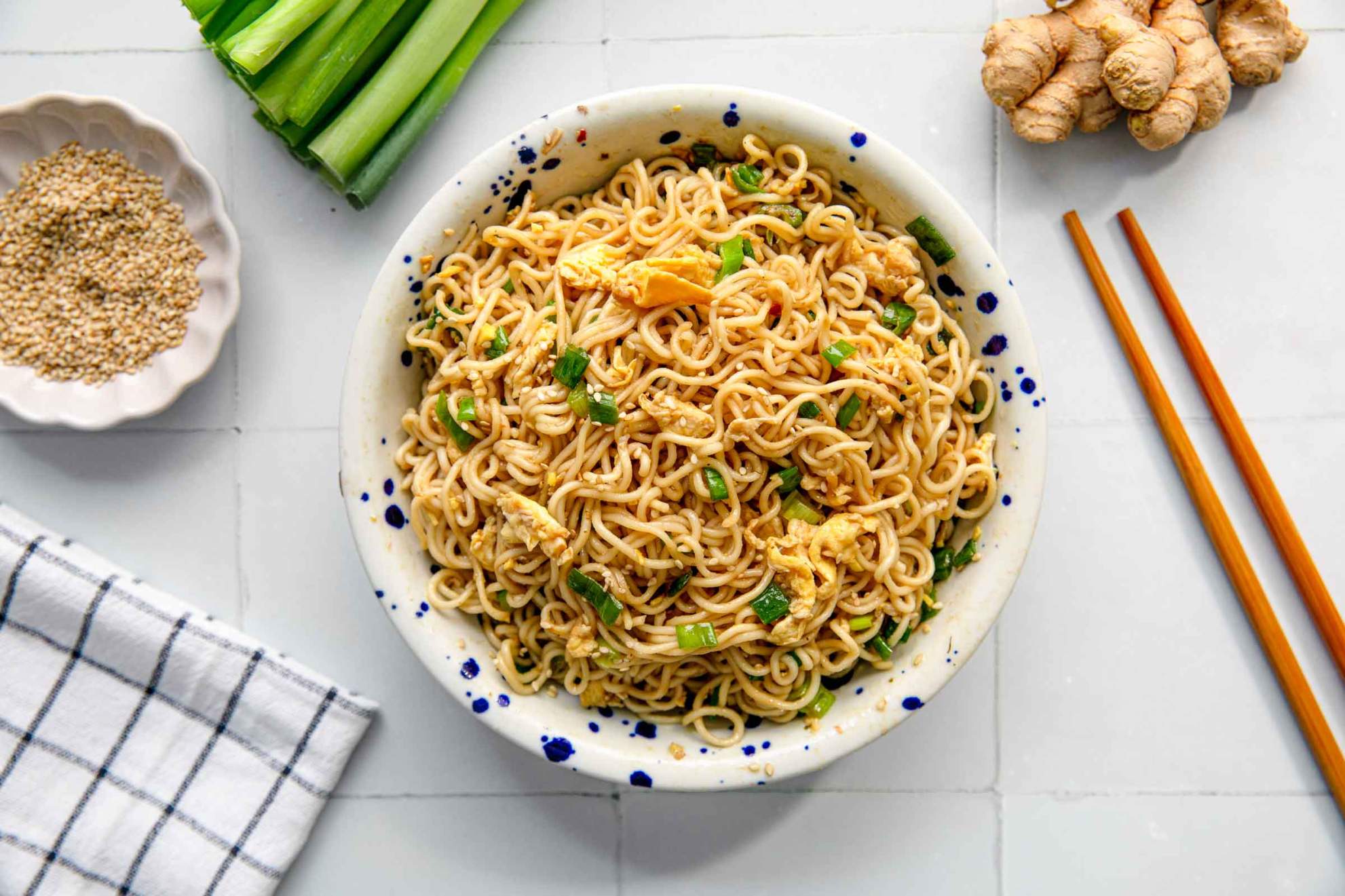 10-Minute Ginger Scallion Noodles | Jernej Kitchen