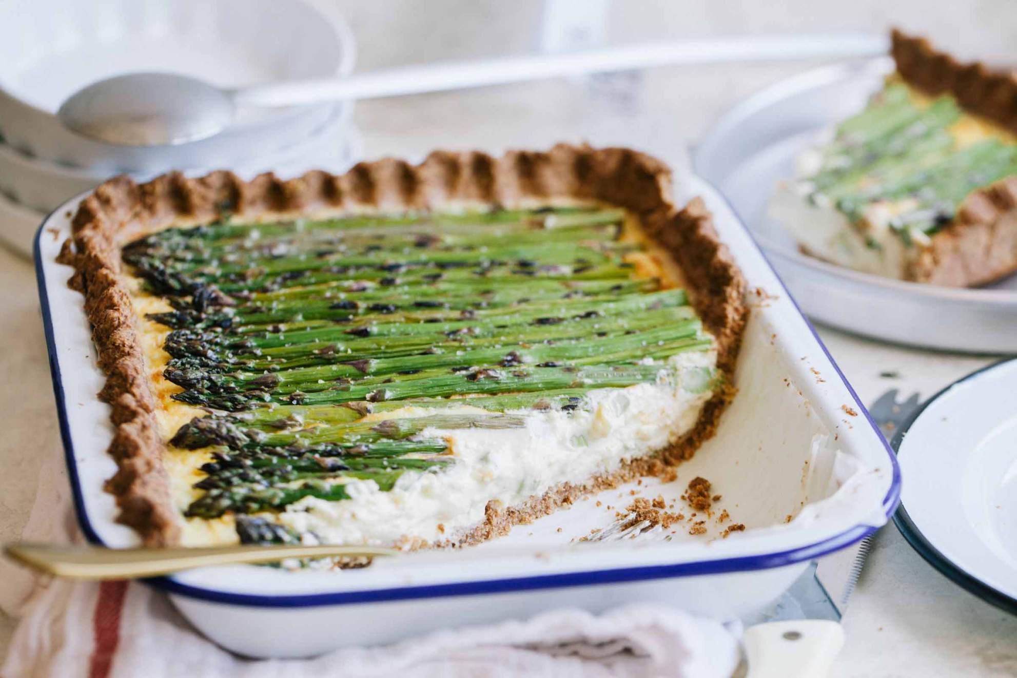 Asparagus and Ricotta Tart | Jernej Kitchen