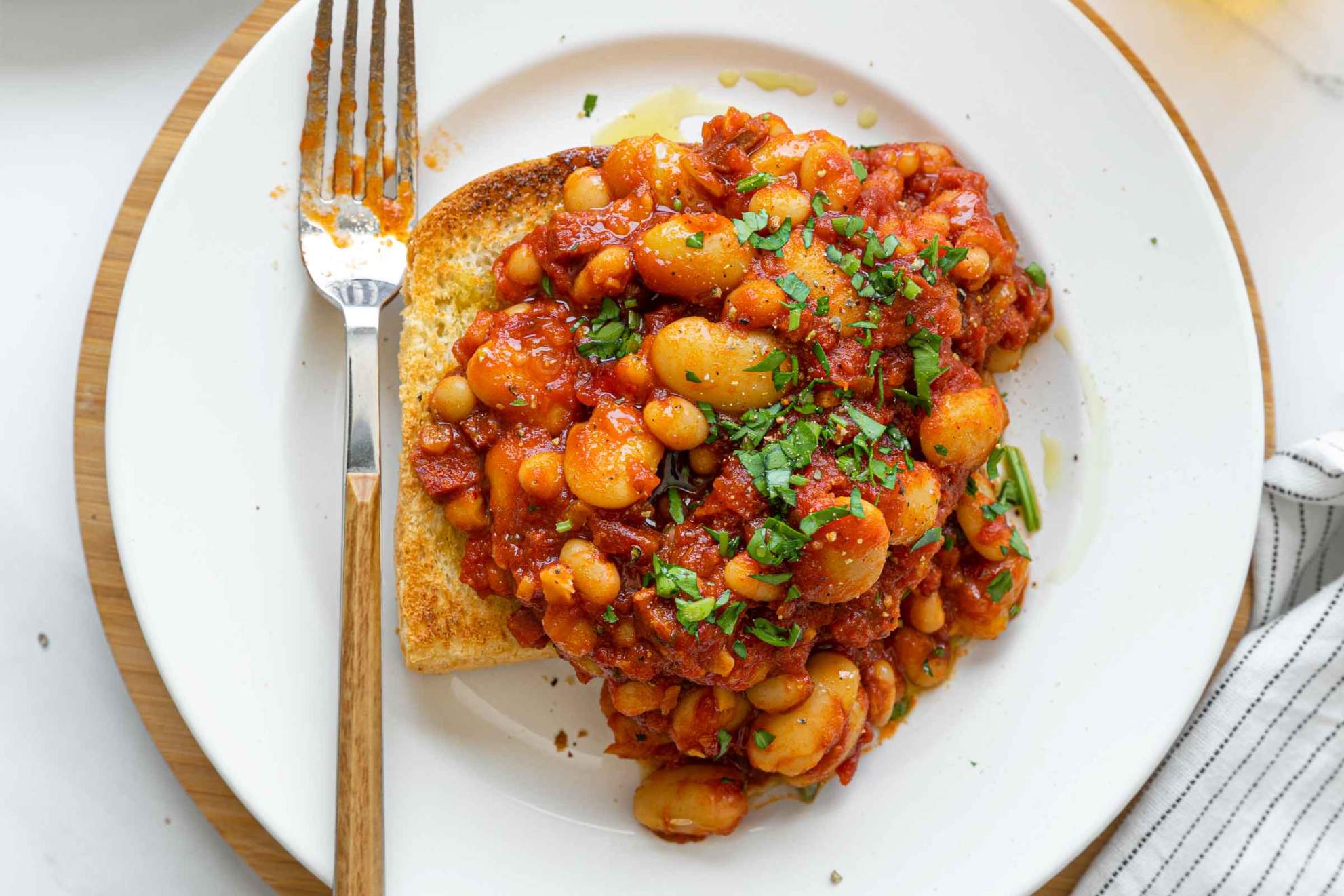 Baked Beans with Toast from Scratch | Jernej Kitchen