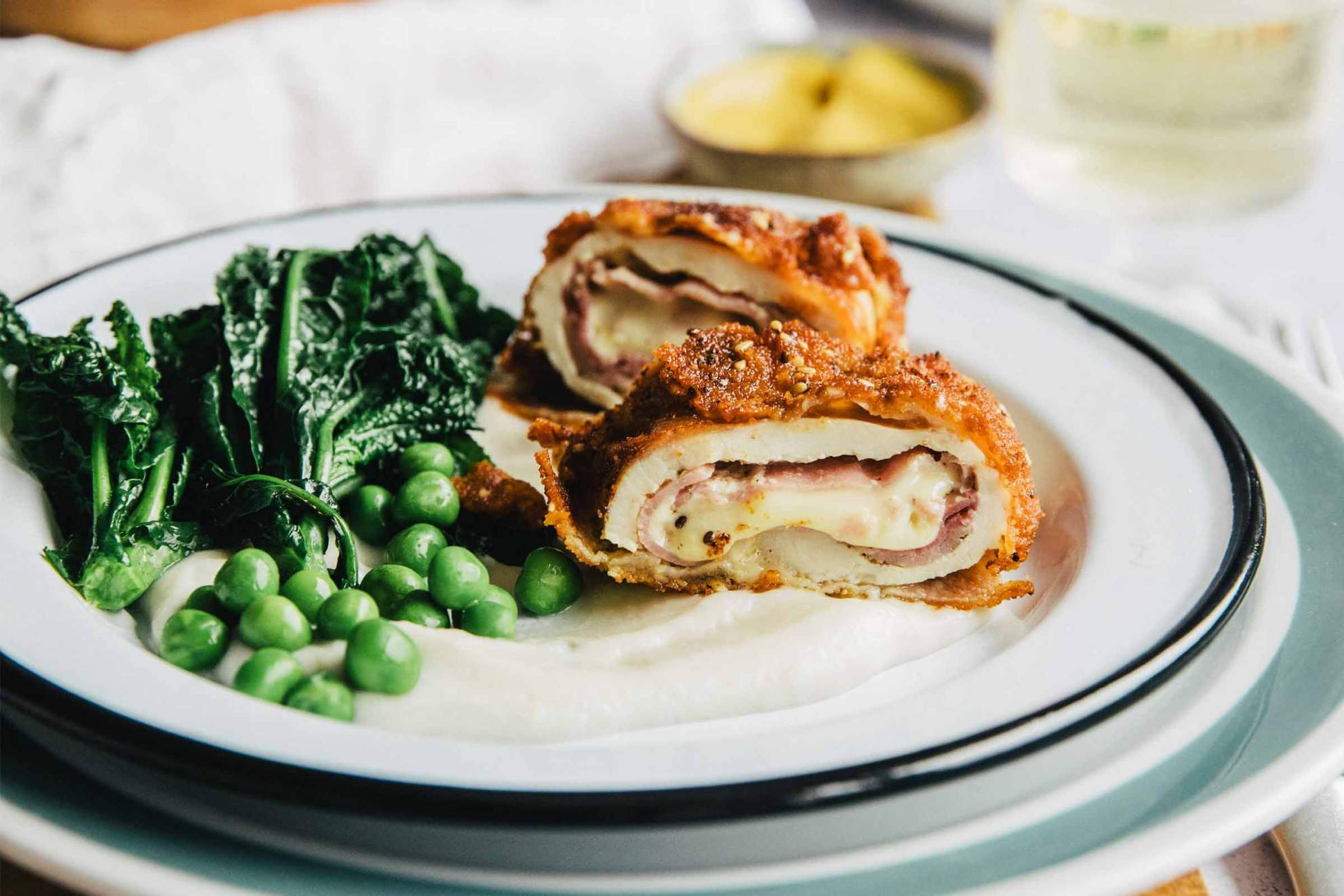 Chicken Cordon Bleu - fried | Jernej Kitchen