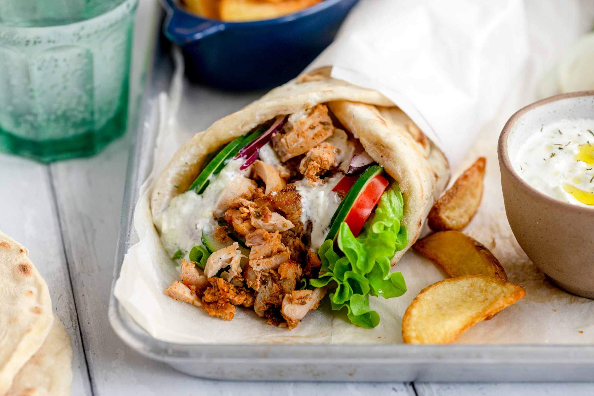 Greek Chicken Gyros | Jernej Kitchen