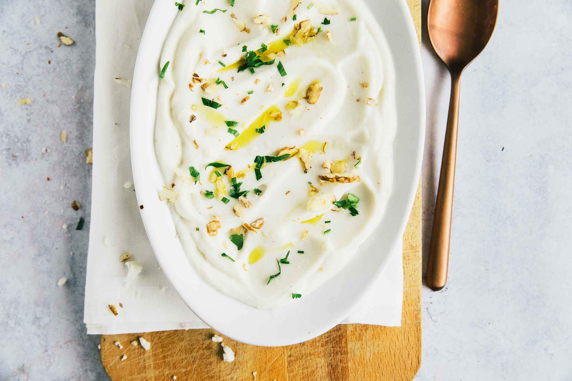 Creamiest Mashed Cauliflower | Jernej Kitchen