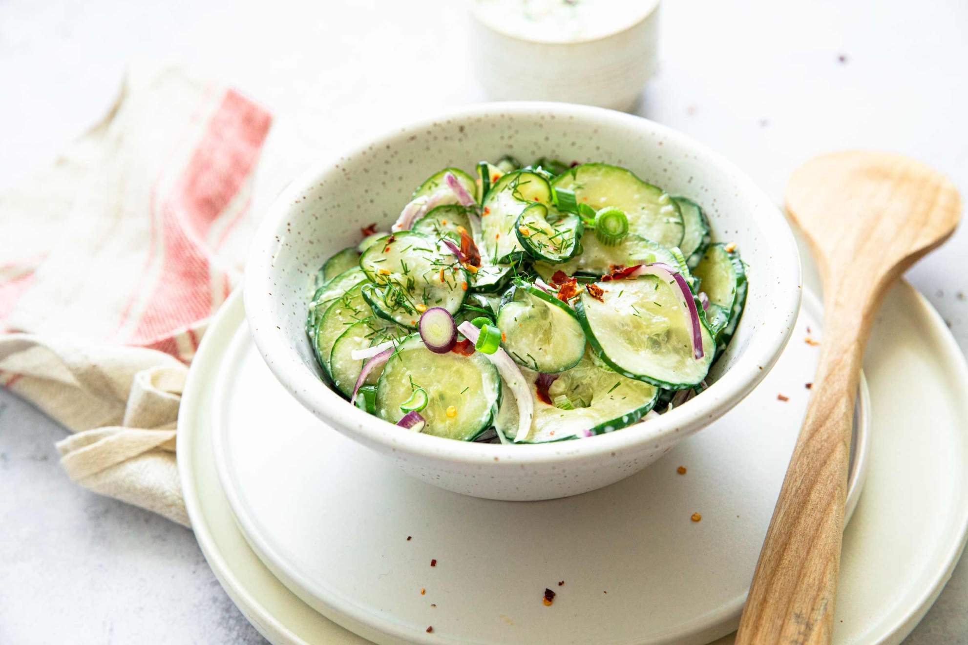 Creamy Yogurt Cucumber Dill Salad | Jernej Kitchen