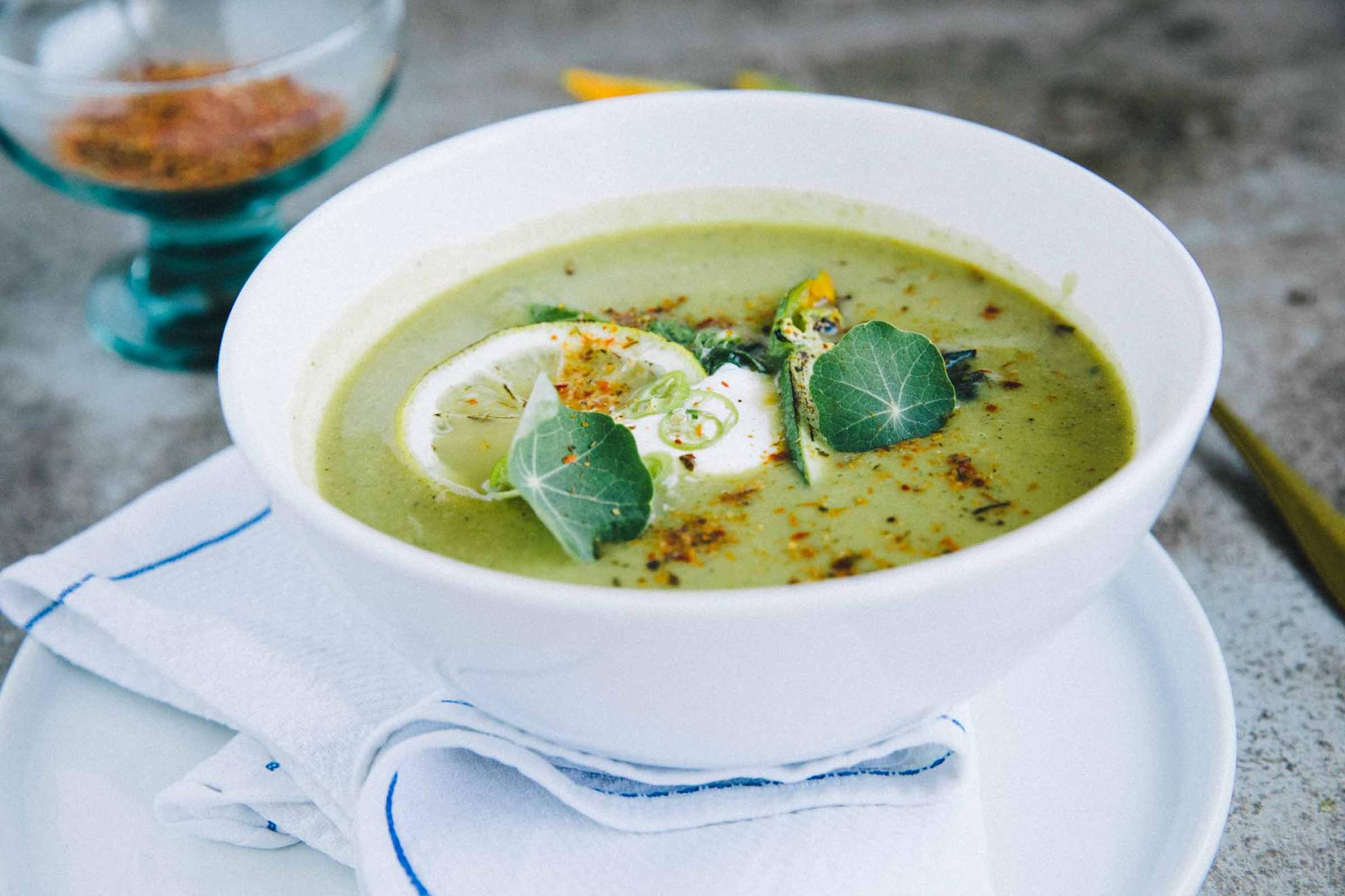 Creamy Zucchini Soup with Lemon | Jernej Kitchen