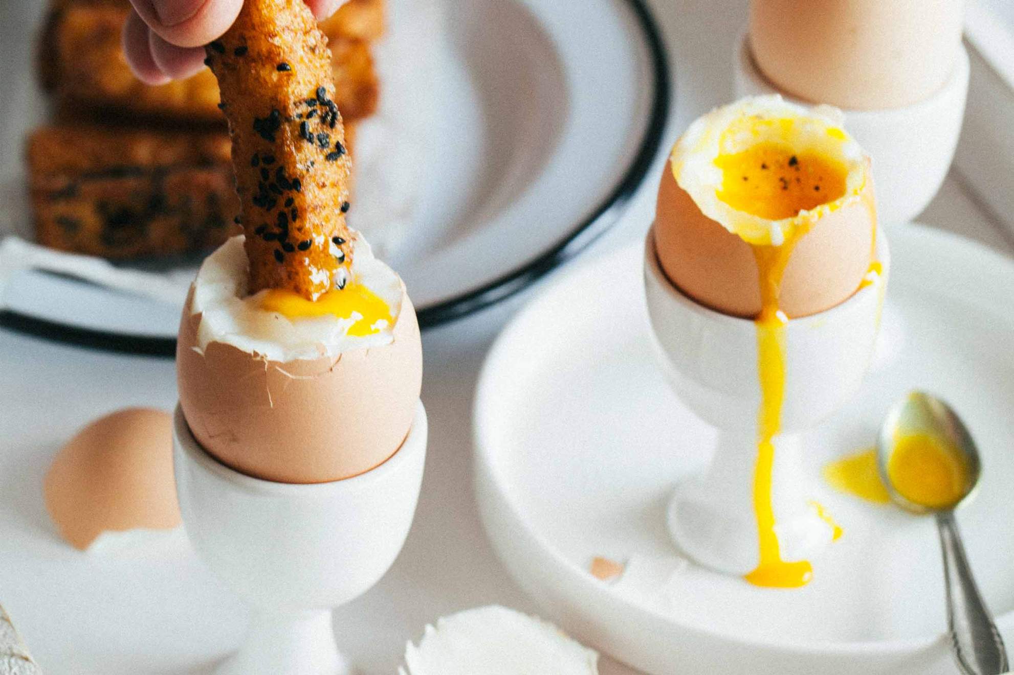 Dippy eggs and savory french toast | Jernej Kitchen