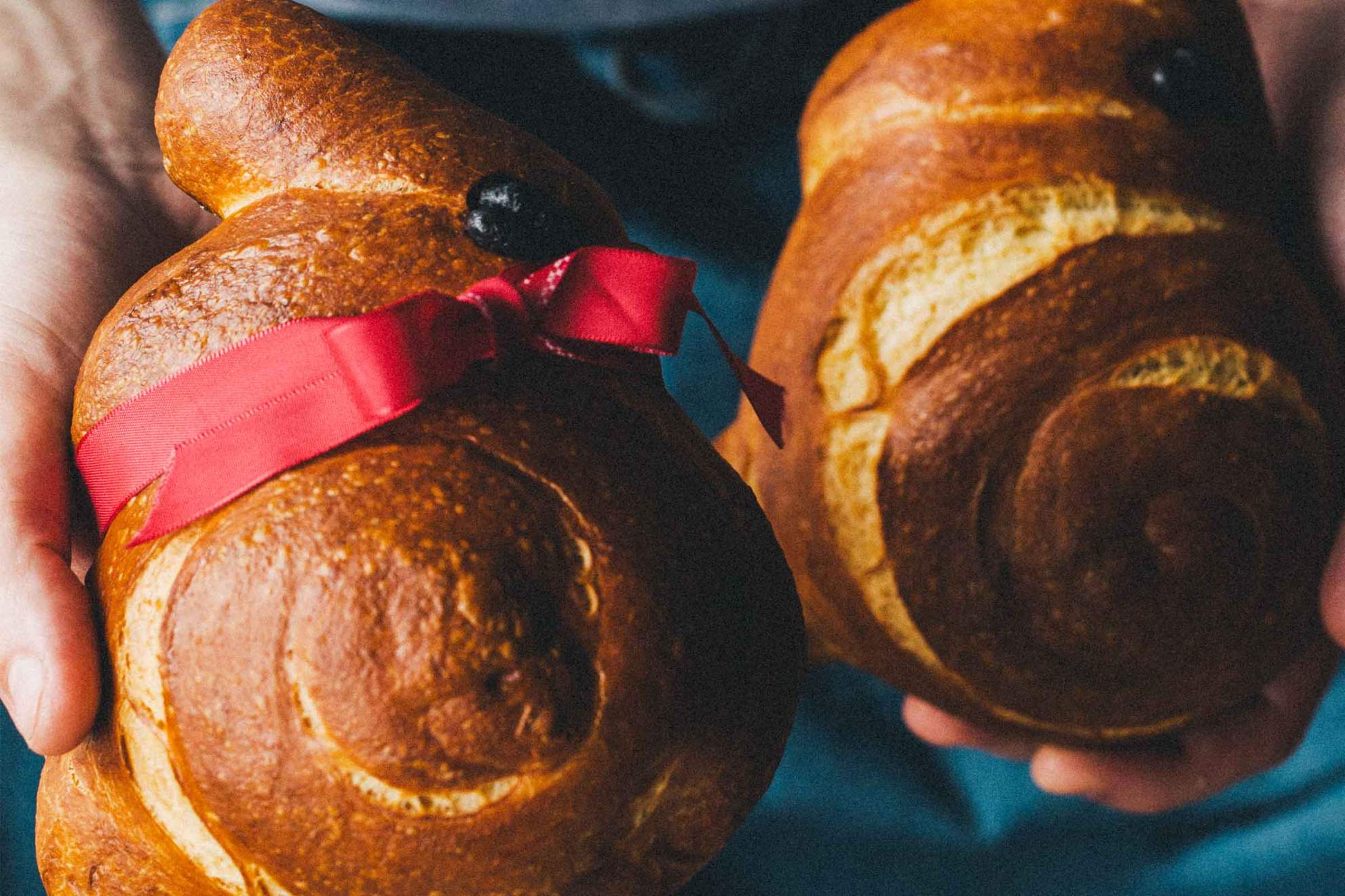 Easter bunny shaped rolls | Jernej Kitchen