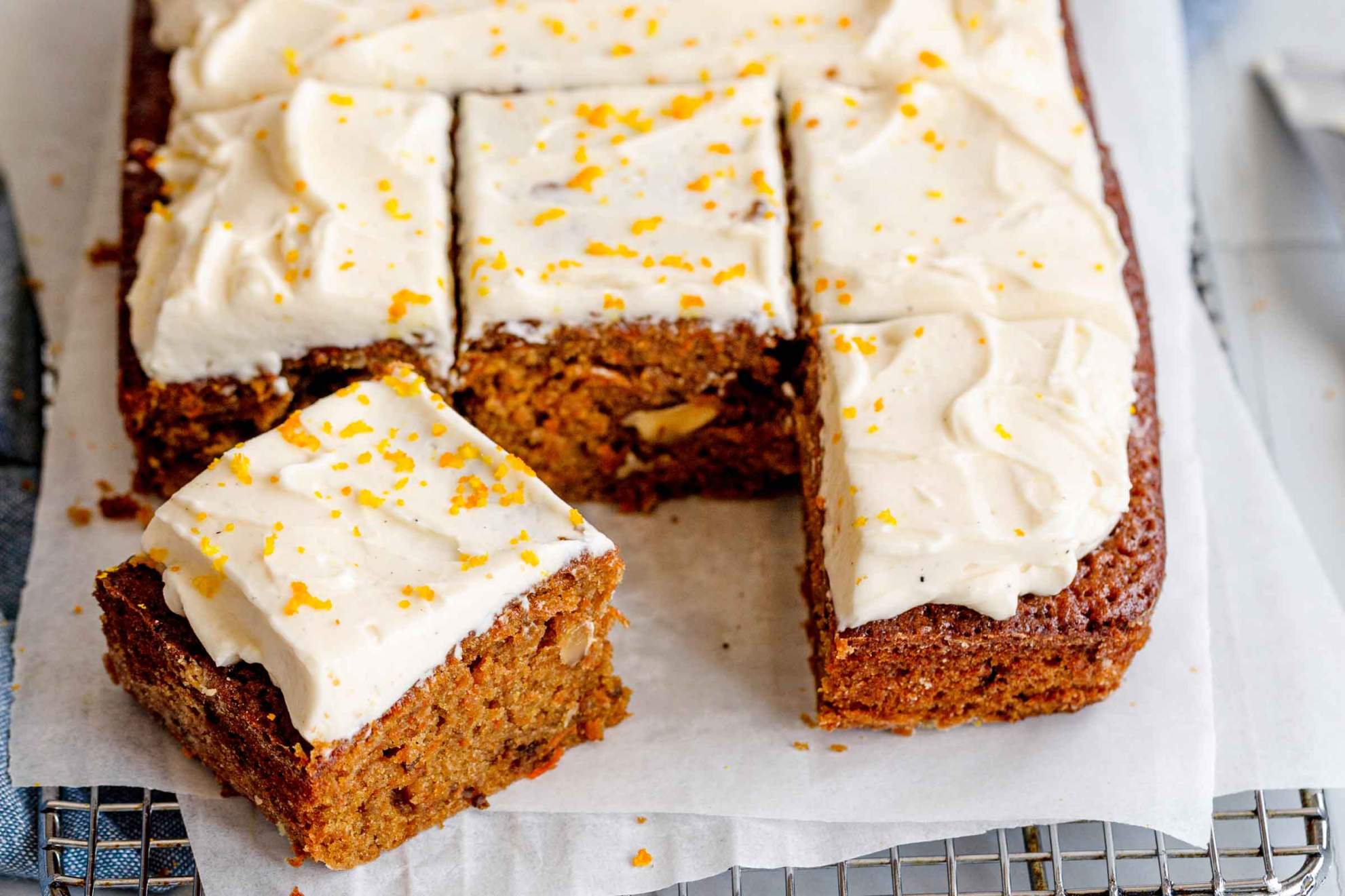 Carrot Cake with Cream Cheese Frosting | Jernej Kitchen