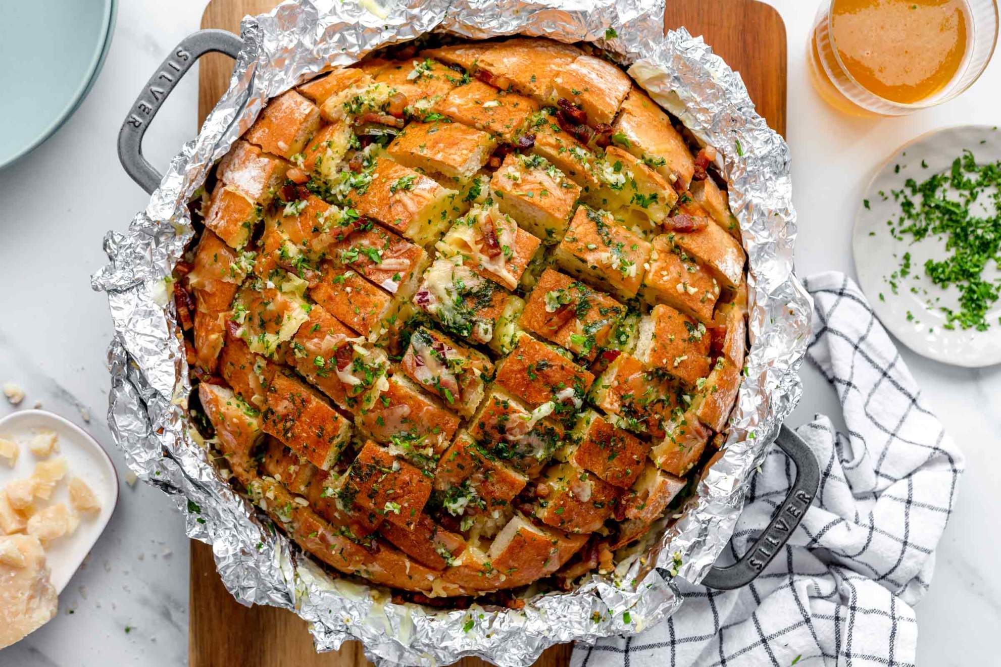 Cheesy Pancetta Pull Apart Bread | Jernej Kitchen