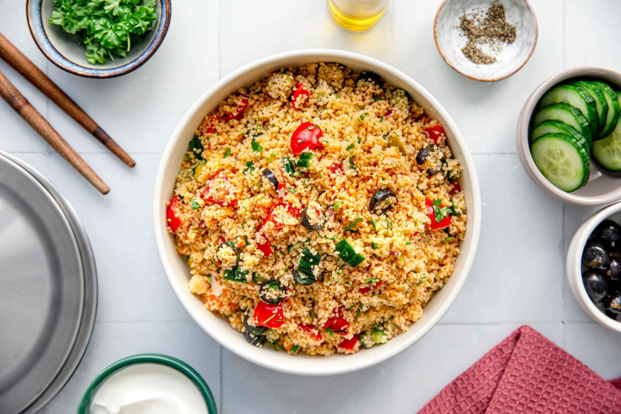 Mediterranean Couscous Salad​ | Jernej Kitchen