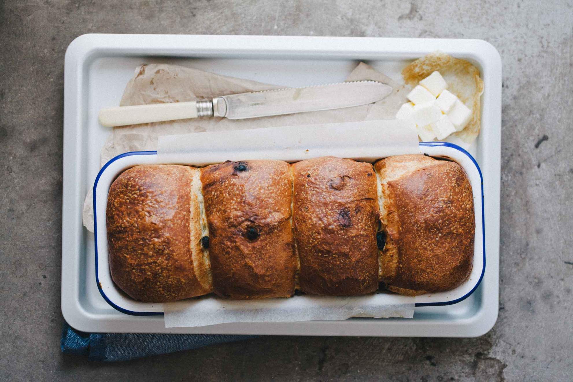 Milk Bread with Raisins | Jernej Kitchen