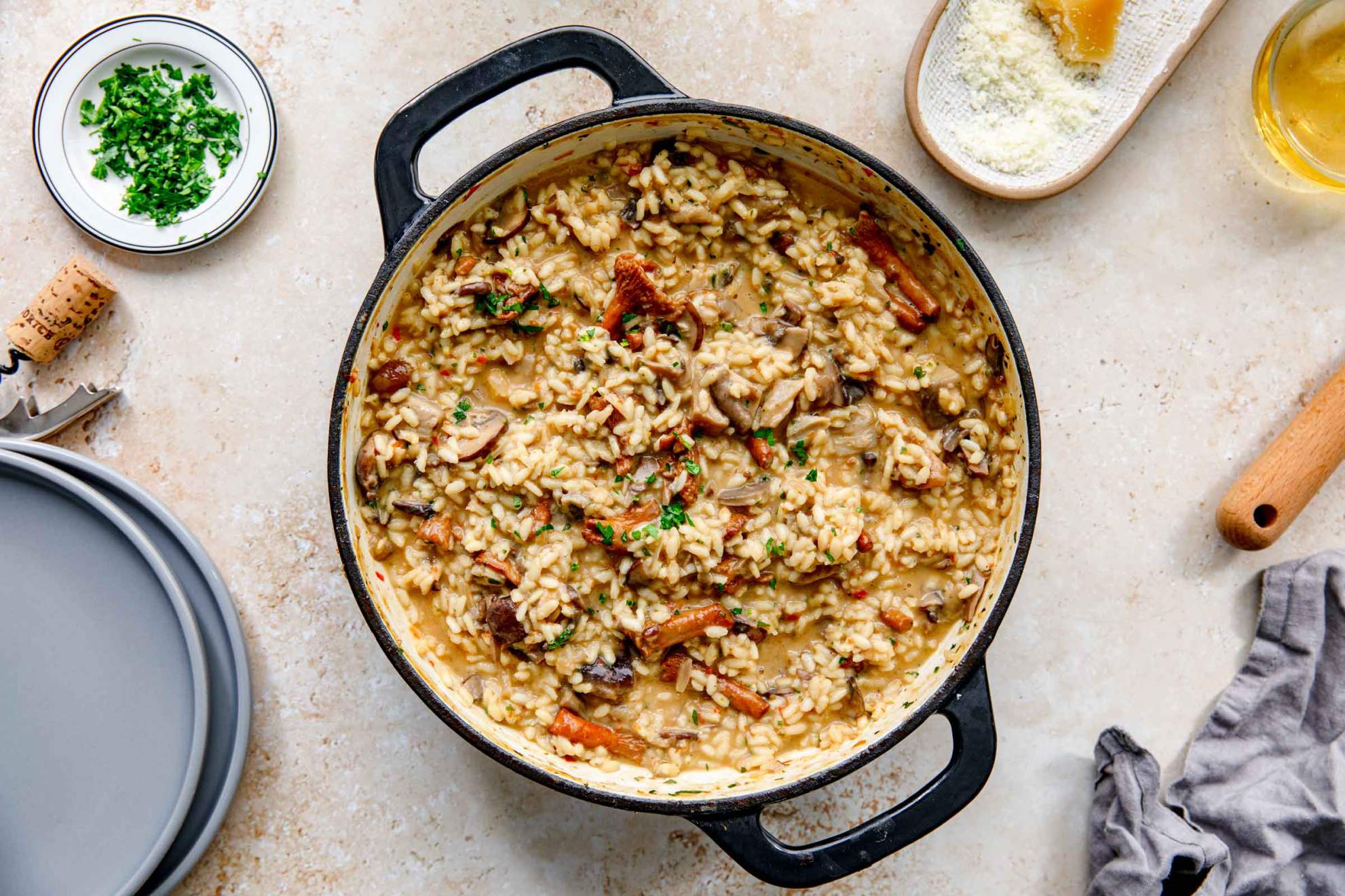 Creamy Mushroom Risotto | Jernej Kitchen
