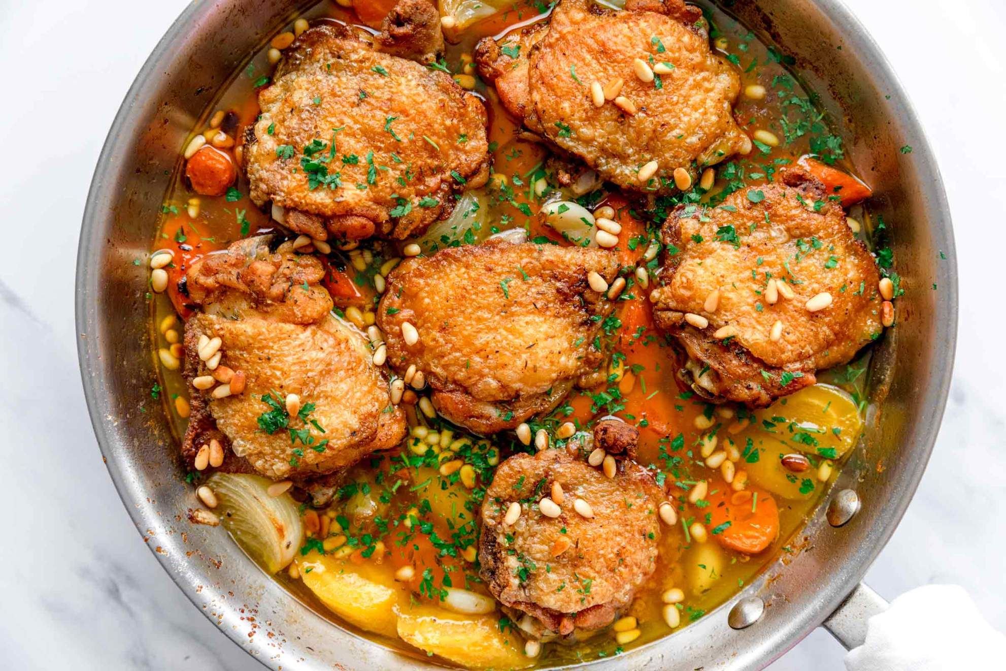 Oven-Baked Chicken Thighs with Carrots | Jernej Kitchen