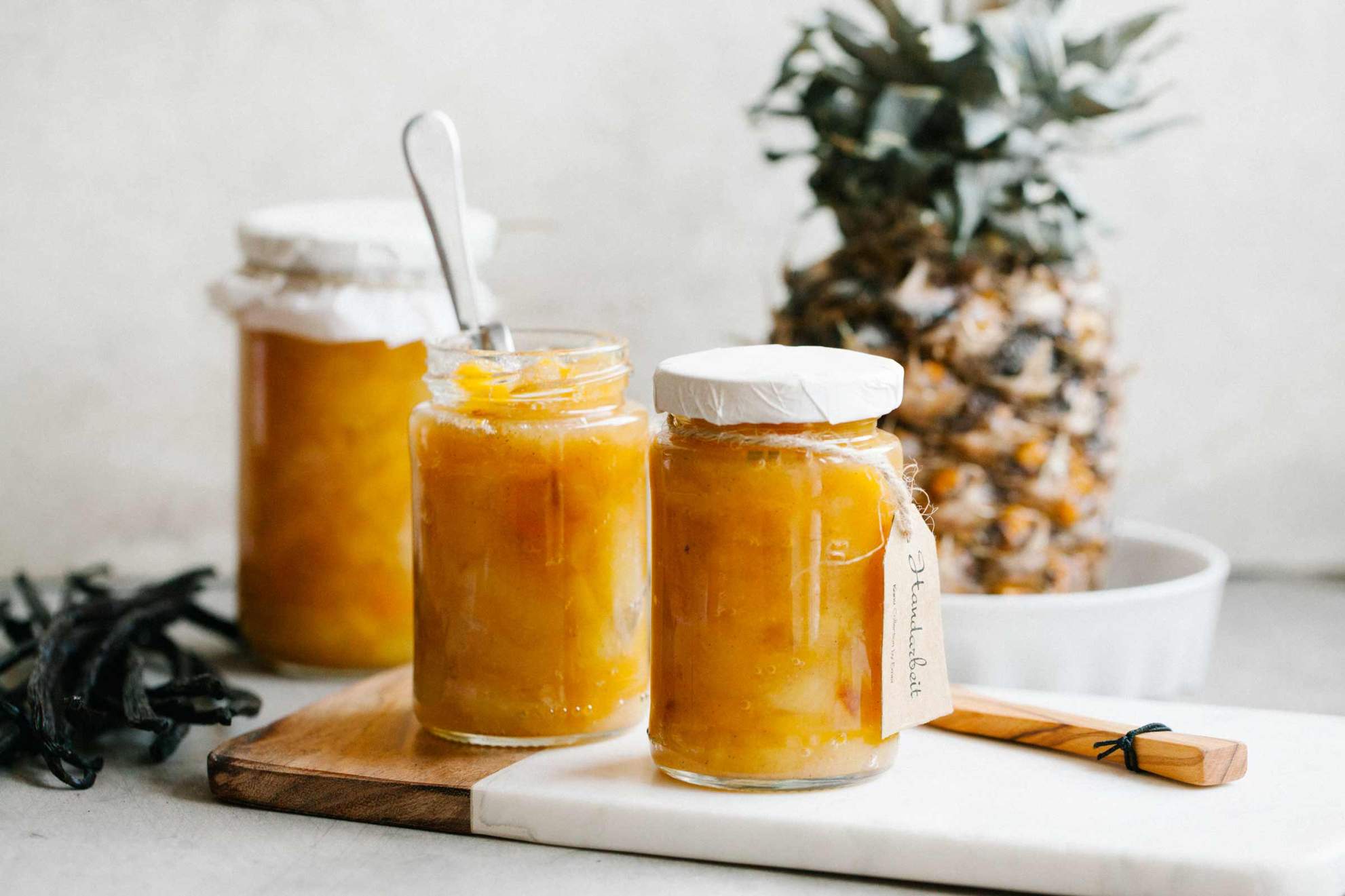 Pineapple jam with mango and persimmon | Jernej Kitchen