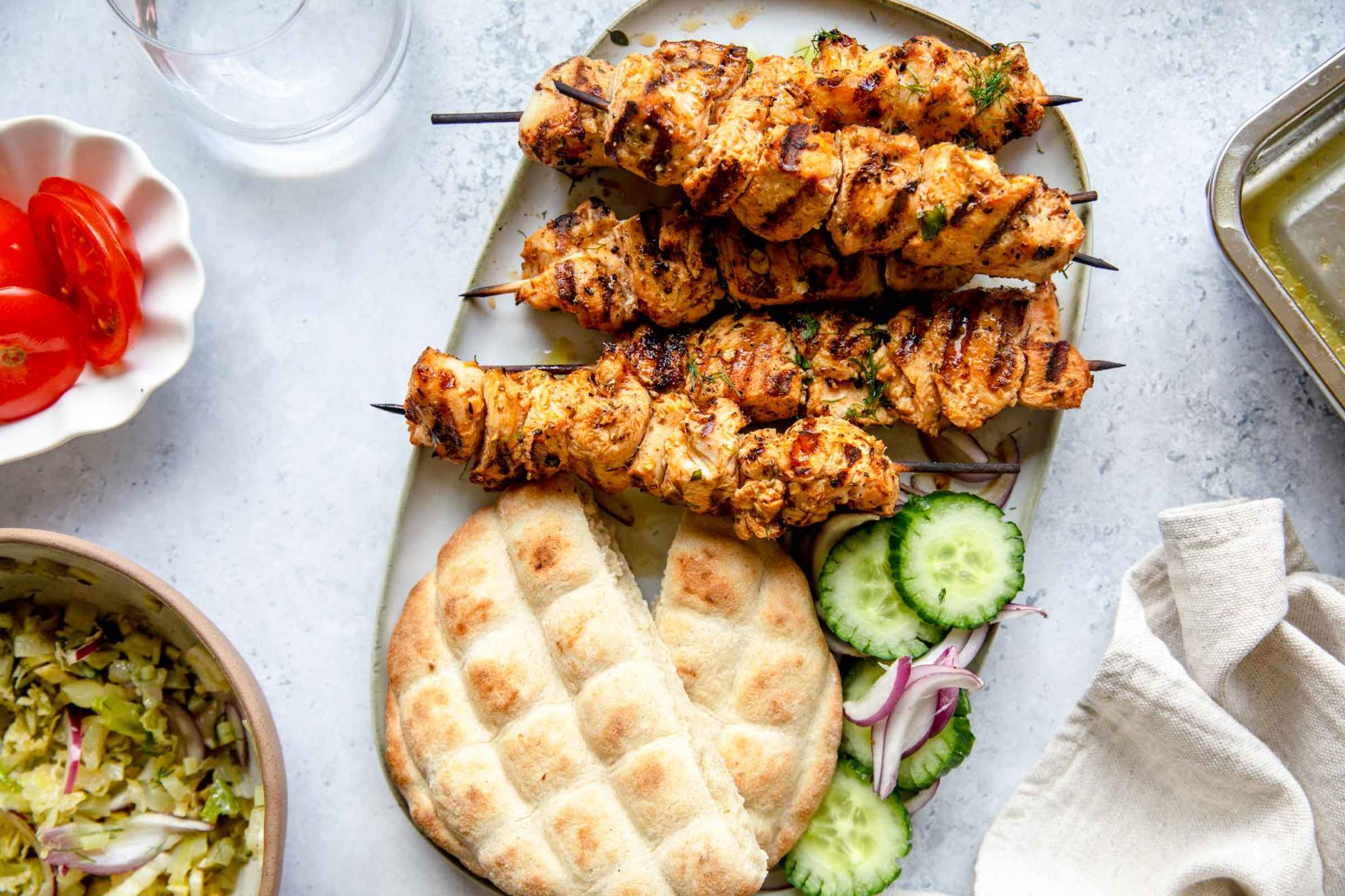 Mediterranean Chicken Skewers | Jernej Kitchen