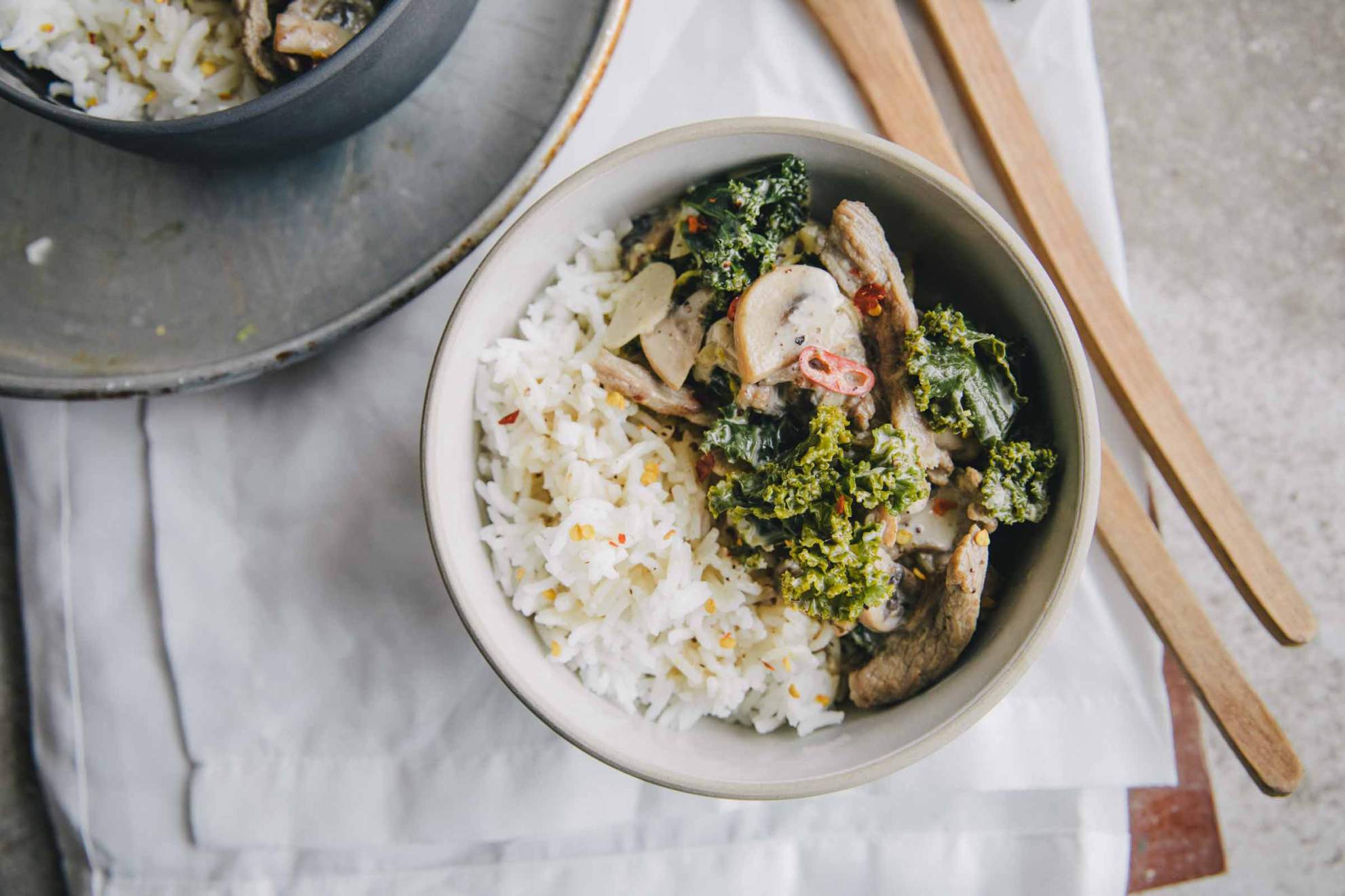 Quick Beef stroganoff with Kale | Jernej Kitchen