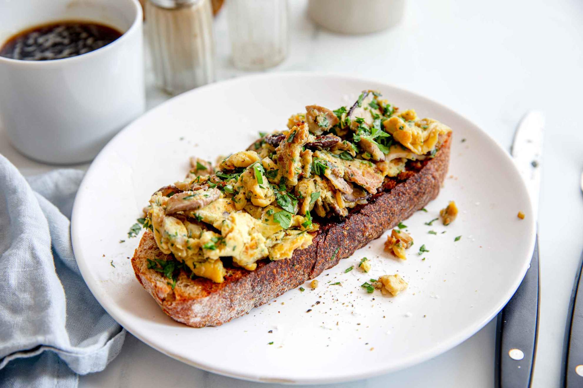 Scrambled Eggs with Mushrooms | Jernej Kitchen