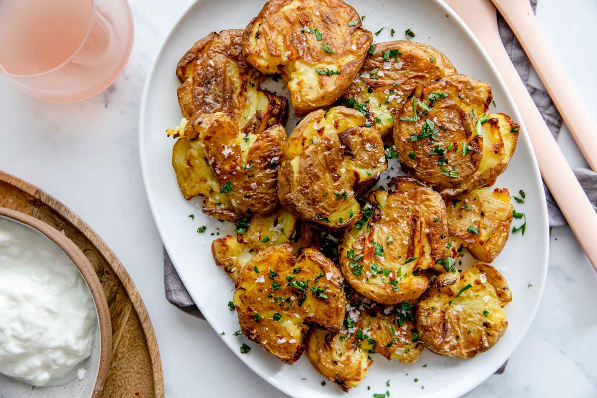 Roasted Smashed Potatoes | Jernej Kitchen