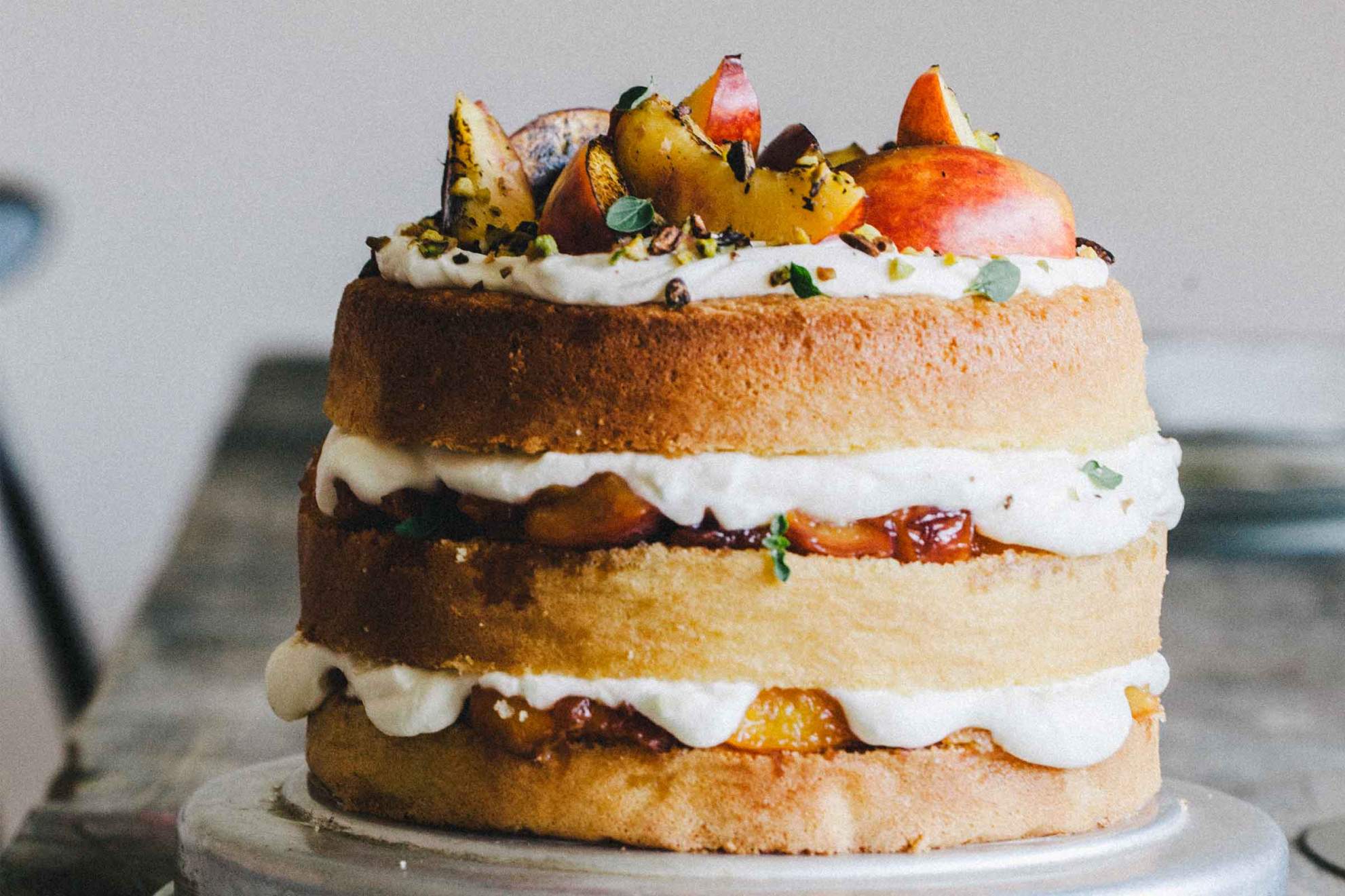 Sponge Cake with Yogurt Cream | Jernej Kitchen