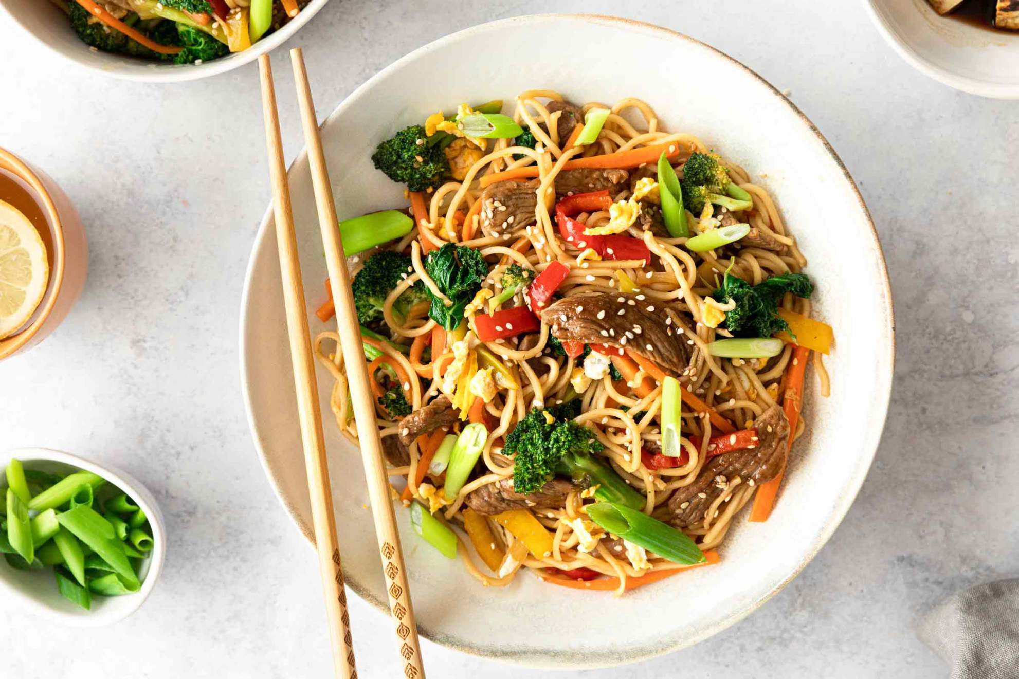 Beef Stir Fry Noodles | Jernej Kitchen