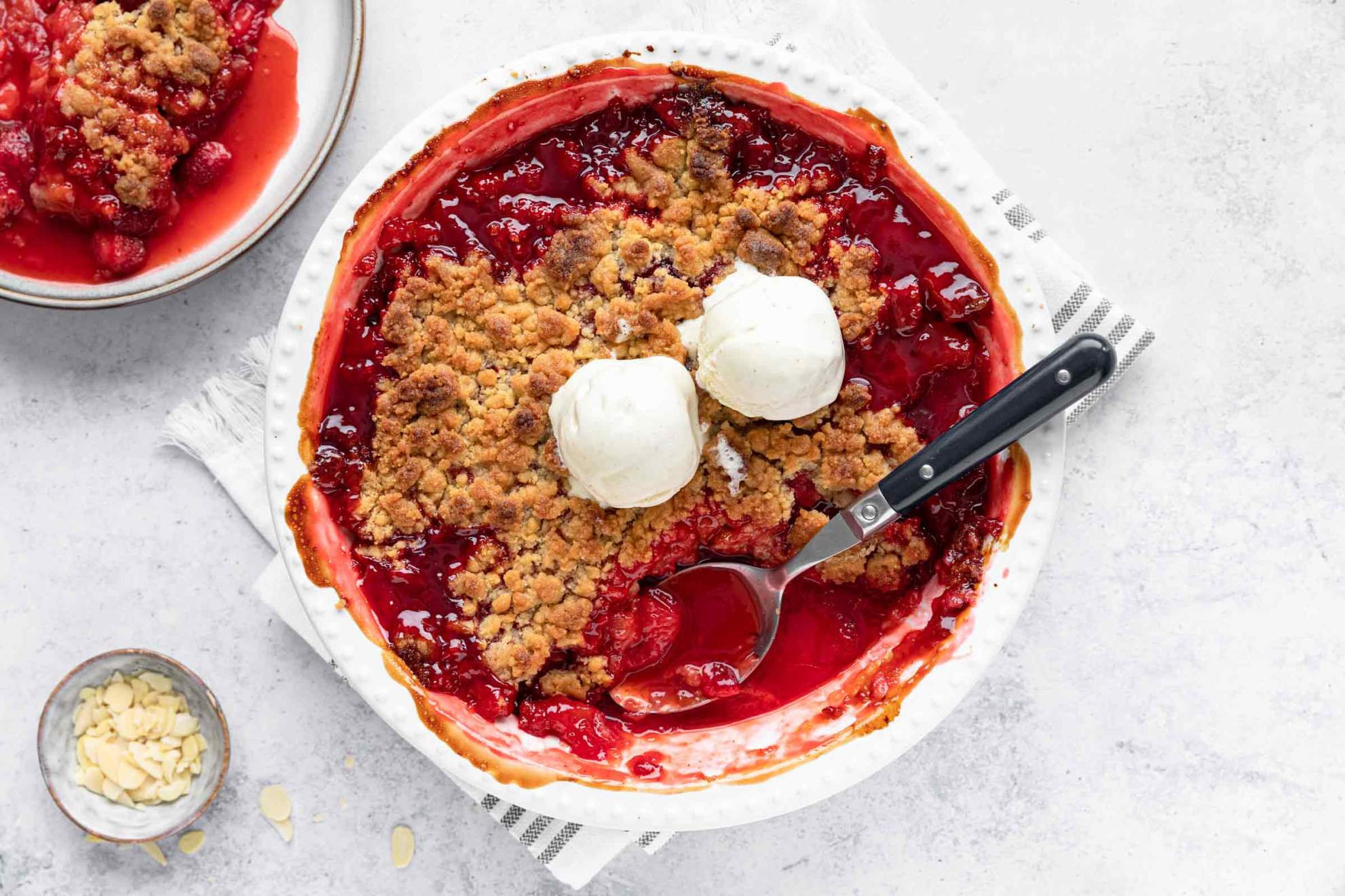 Strawberry Crisp (quick and easy recipe) | Jernej Kitchen
