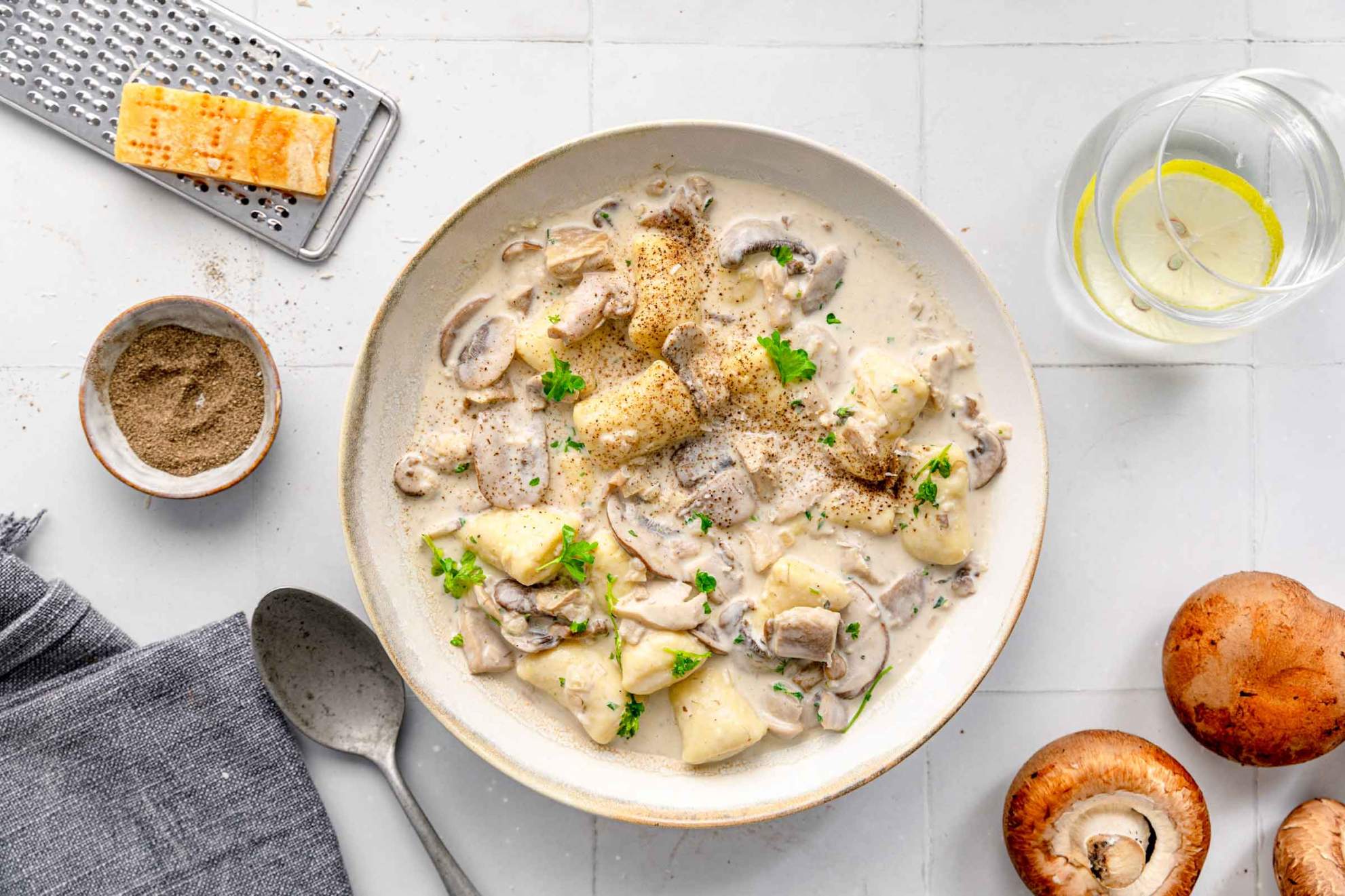 Creamy Mushroom Gnocchi | Jernej Kitchen
