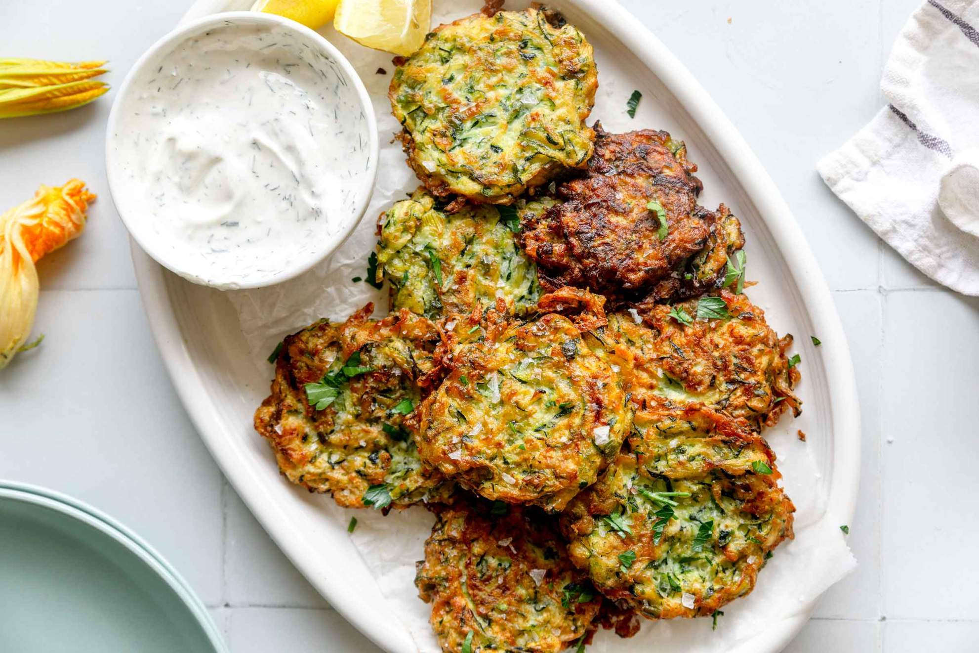 Zucchini Fritters (quick and easy) | Jernej Kitchen