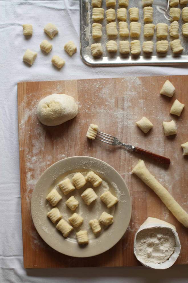 Making Simple Potato Gnocchi at home