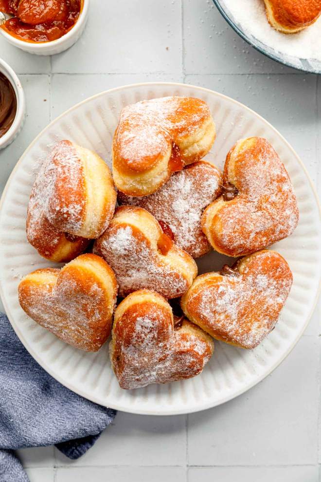 Heart-Shaped Doughnuts