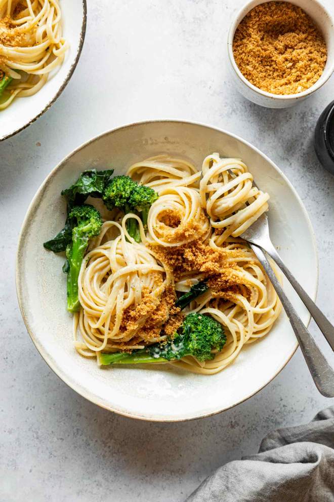 Lemon Pasta with Broccoli and Anchovies