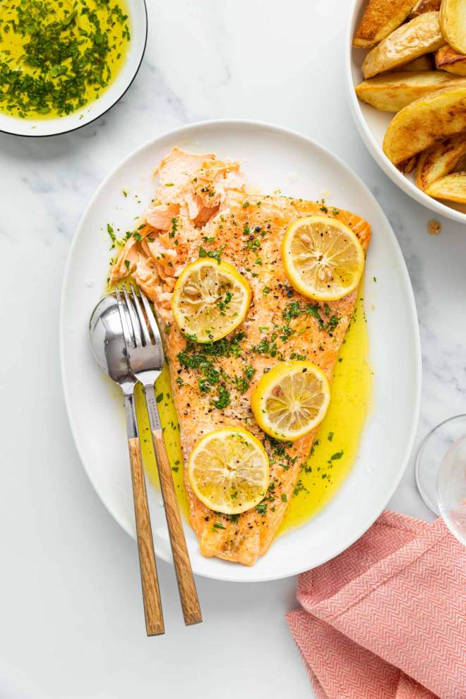Simple Oven Baked Salmon