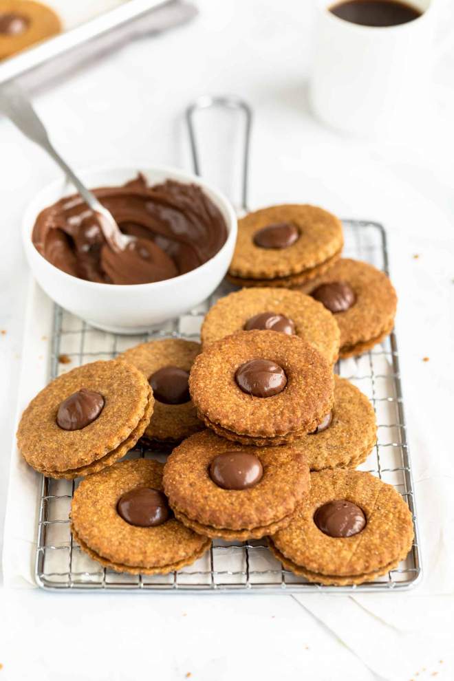 Whole Wheat Cookies with Nutella