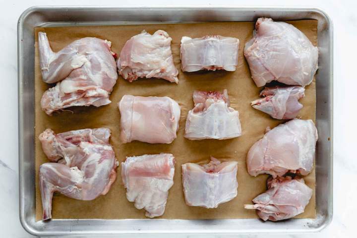 Rabbit Stew cut into pieces