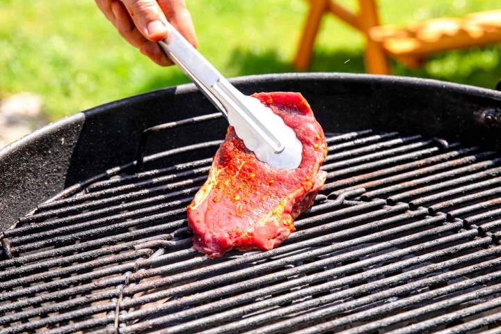 Argentinian steak with grilled vegetables
