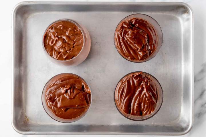 homemade, creamy, dark chocolate pudding recipe