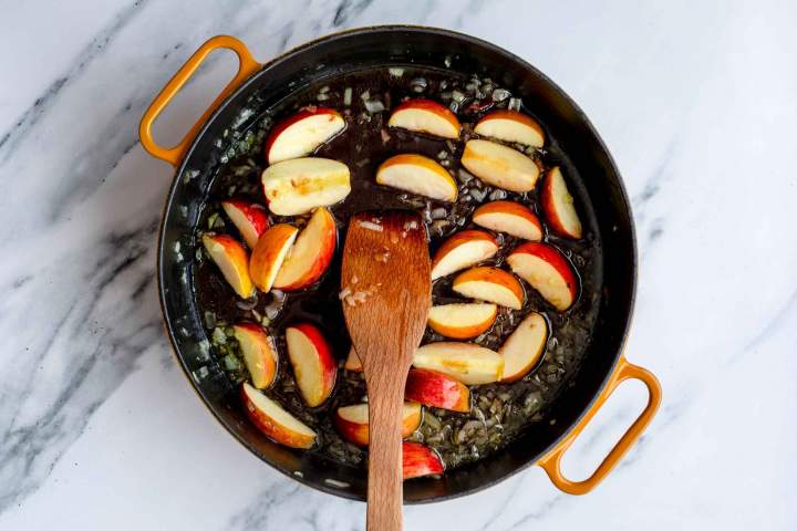 apples for Braised Red Cabbage