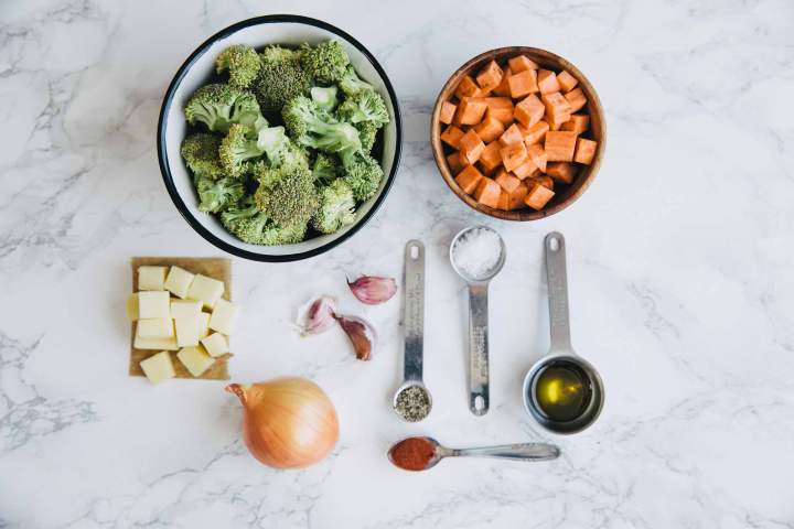 Broccoli Cheddar Soup ingredients