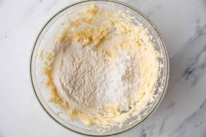 Cookie dough for Caramel Sandwich Cookies with Sesame Seeds